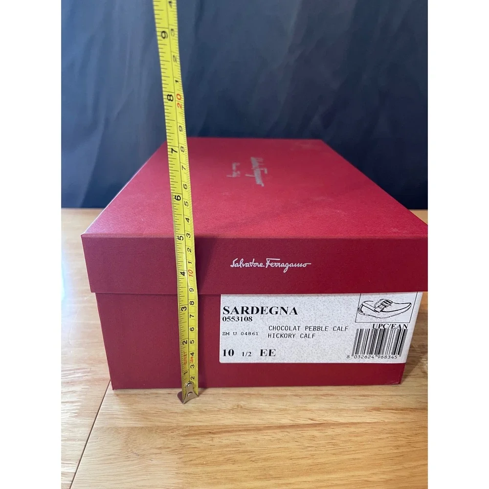 Salvatore Ferragamo Red Shoe Box EMPTY Gift Replacement Storage